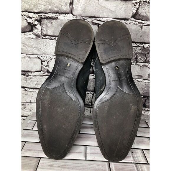 Donald J. Pliner SVEN-43 Blue Gray Leather Wingtip Dress Oxford Shoes Men Sz 10M main image 6
